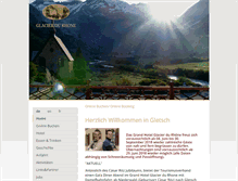 Tablet Screenshot of glacier-du-rhone.ch